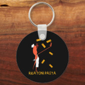 Funny Marcus The Worm Rigatoni Pasta  Schlüsselanhänger (Vorderseite)