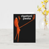 Funny Marcus The Worm Rigatoni Pasta Viral Meme  Karte (Gelbe Blume)