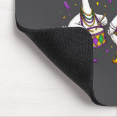 Funny Mardi Gras Carnival Silly Goose Mask Louisia Mousepad (Ecke)