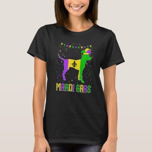 Funny Mardi Gras Dalmatiner Dog Vater Mama Mardi G T-Shirt