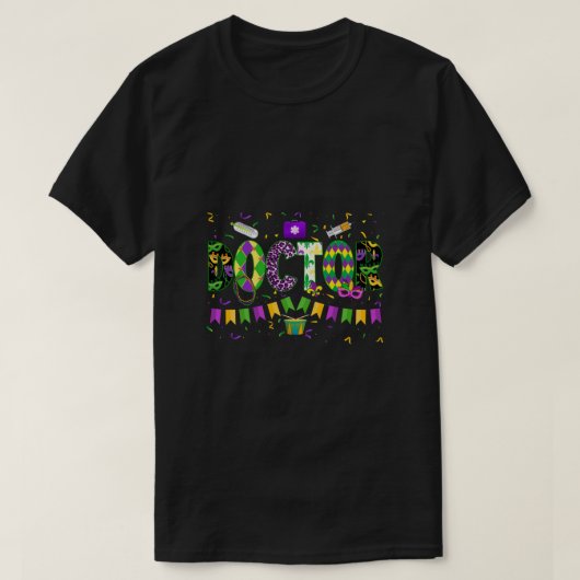 Funny Mardi Gras Doktor Karneval Parade Frauen Män T-Shirt (Design vorne)