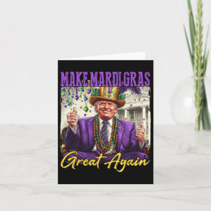 Funny Mardi Gras Donald Trump Mardi Gras American Karte