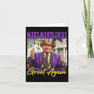 Funny Mardi Gras Donald Trump Mardi Gras American Karte