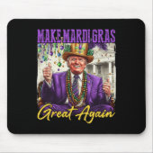 Funny Mardi Gras Donald Trump Mardi Gras American Mousepad (Vorne)