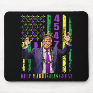 Funny Mardi Gras Donald Trump Mardi Gras American Mousepad