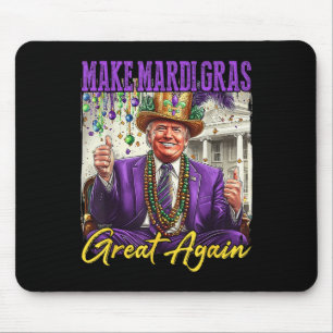 Funny Mardi Gras Donald Trump Mardi Gras American Mousepad