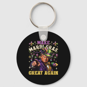 Funny Mardi Gras Donald Trump Mardi Gras American Schlüsselanhänger