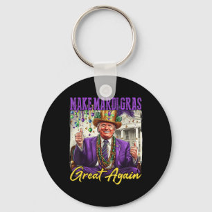 Funny Mardi Gras Donald Trump Mardi Gras American Schlüsselanhänger