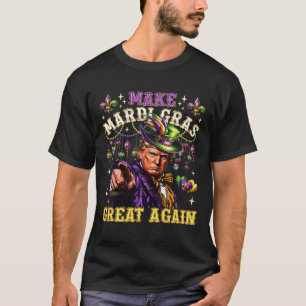 Funny Mardi Gras Donald Trump Mardi Gras American T-Shirt