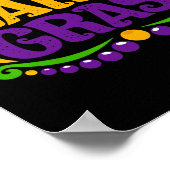 Funny Mardi Gras Museo Cantonale d'Arte Poster (Ecke)