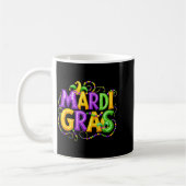 Funny Mardi Gras Parade Jester Hat Beads Men Women Kaffeetasse (Links)
