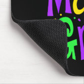 Funny Mardi Gras Parade Outfit Jester Hat Men Wome Mousepad (Ecke)
