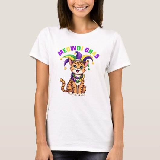 Funny Mardi Gras Parade Vibes T-Shirt (Vorderseite)