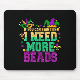 Funny Mardi Gras Party Maskenkostüme Männer Frauen Mousepad