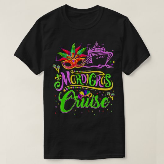 Funny Mardi Gras Schifffahrtsgesellschaft Luganers T-Shirt (Design vorne)