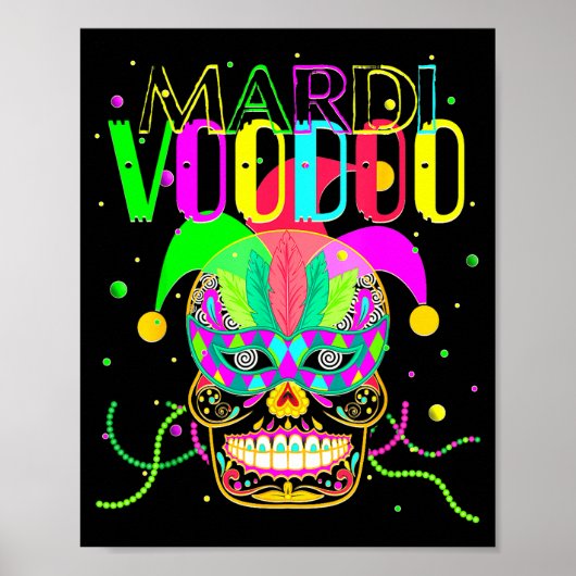Funny Mardi Gras Shirt New Orleans Shirts Mardi Gr Poster (Vorne)