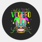 Funny Mardi Gras Shirt New Orleans Shirts Mardi Gr Runder Aufkleber (Vorderseite)