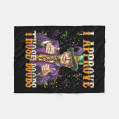 Funny Mardi Gras Usa I billigen diese Brust Fleecedecke (Vorderseite (Horizontal))