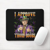Funny Mardi Gras Usa I billigen diese Brust Mousepad (Mit Mouse)