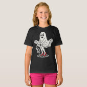 Funny Marilyn Monboo Ghost Halloween Parody Shirt (Vorne ganz)