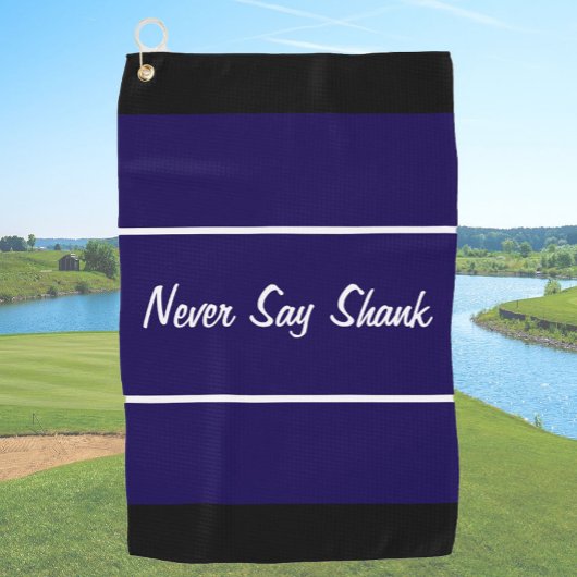 Funny Marineblau sagt nie Schaftgeschenk für Golfe Golfhandtuch