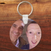 Funny Mark Zuckerberg Selfie Schlüsselanhänger (Vorderseite)