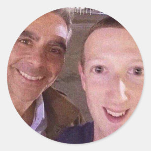Funny Mark Zuckerberg Selfie Sticker