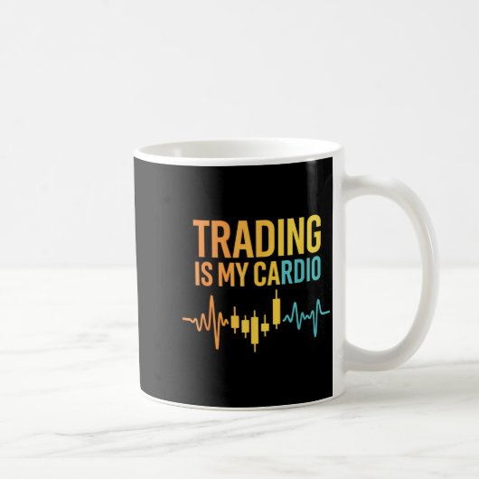 Funny Market For Trader Dad, Trading Quotes Stocks Kaffeetasse (Rechts)
