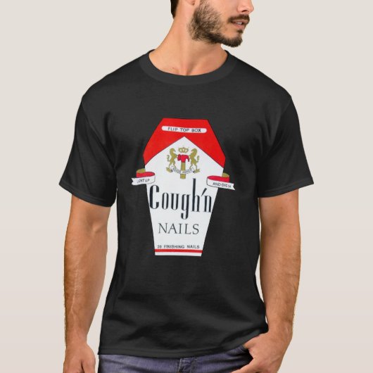 Funny Marlbro Cigarette Quit Rauchen T-Shirt (Vorderseite)