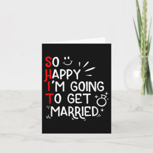 Funny Marriage Gift Unglaublich witzig Groom Bridg Karte