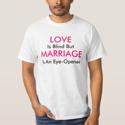 Funny Marriage Quotes Men's Tshirt (Vorderseite)