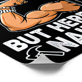 Funny Married Dad Husband Arm Candy Quote Humor  Poster (Ecke)