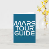 Funny Mars Birthday Gift Mens Womens Joke Quote Da Karte (Gelbe Blume)