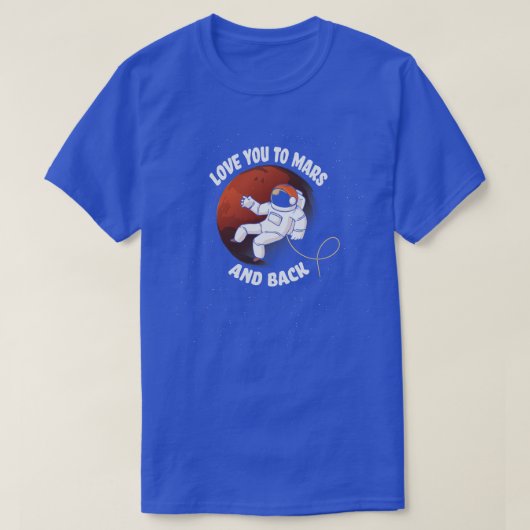 Funny Mars Occupy Colonize Planets Astronaut Explo T-Shirt (Design vorne)