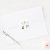 Funny Marshmallow Funny Camping Smores Männer Frau Runder Aufkleber (Umschlag)