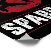 Funny Martial Arts Karate Ich würde eher sparring Poster (Ecke)