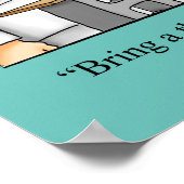 Funny Martial Arts Spaß Poster (Ecke)