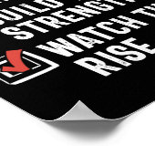 Funny Martial Arts Teacher Karate Instructor Sense Poster (Ecke)