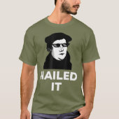 Funny Martin Luther Nails It Sonnenbrille T-Shirt (Vorderseite)