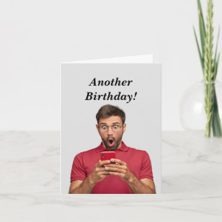 Funny Masculine Birthday Age Spaß Karte