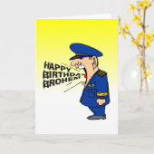 funny masculine happy birthday wish karte (Gelbe Blume)