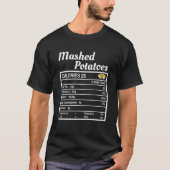 Funny Mashed Kartoffeln Erntedank Nutritio T-Shirt (Vorderseite)