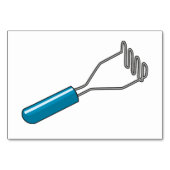 Funny Mashed Potato Tischnummer (Rückseite)