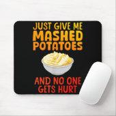 Funny Mashed Tato Design For Men Women Mash Mashed Mousepad (Mit Mouse)