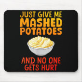 Funny Mashed Tato Design For Men Women Mash Mashed Mousepad (Vorne)