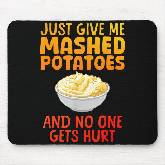 Funny Mashed Tato Design For Men Women Mash Mashed Mousepad (Vorne)