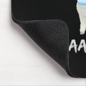 Funny mask sheep Sheeple Wearing Face Mousepad (Ecke)