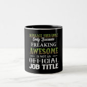 Funny Massage Therapy Tasse (Mittel)