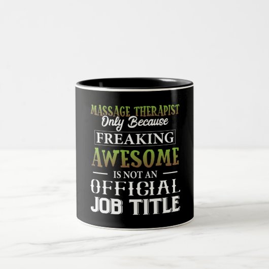 Funny Massage Therapy Tasse (Mittel)