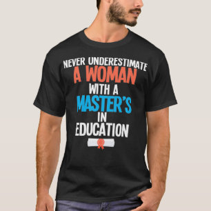Funny Masters Bildung Degree Abschluss Geschenk T-Shirt